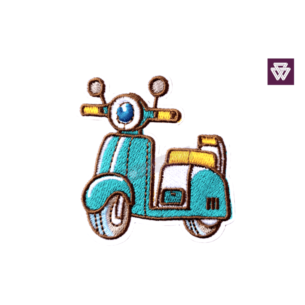 SCOOTER embroidery patch iron on Zolastore